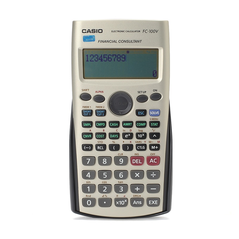 Casio/卡西欧 FC-100V金融理财专业考试计算器财务会计办公计算机