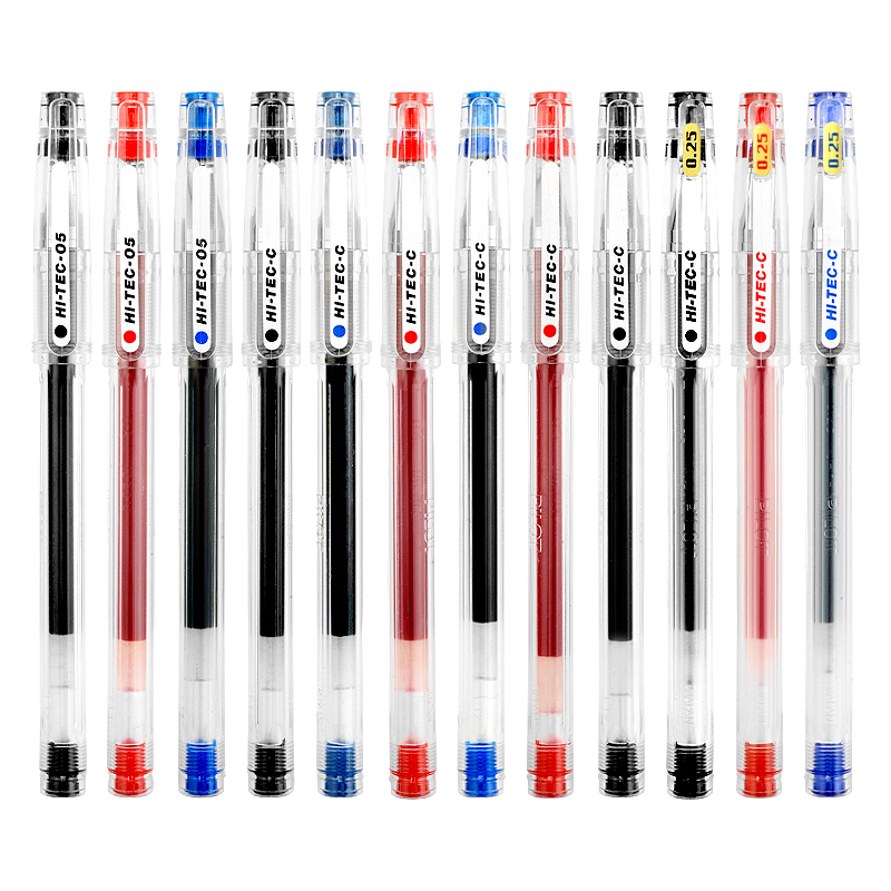 日本 PILOT/百乐 水笔BLLH20C4中性笔HI-TEC-C针管笔0.4mm啫喱笔