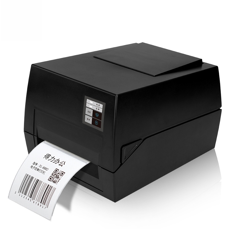 得力DL-825T条码标签打印机热敏热转印超市快递物流电子面单打印