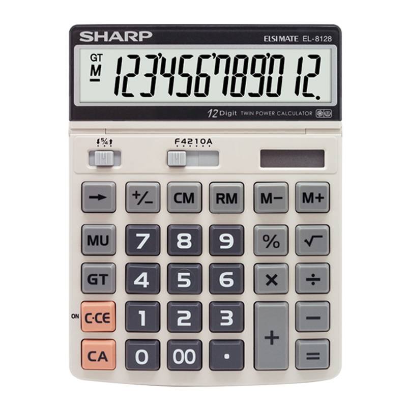 SHARP夏普EL-8128计算器 财务会计商务计算机