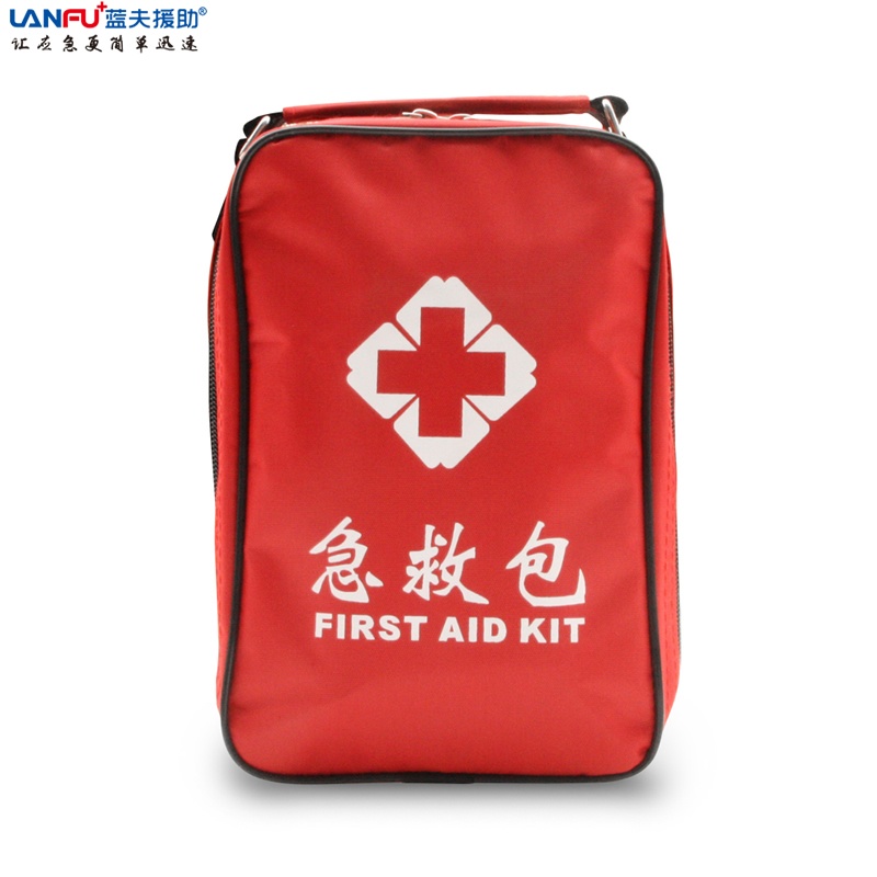 蓝夫LF-16151红色款家庭户外办公室外出便携安全应急包急救包