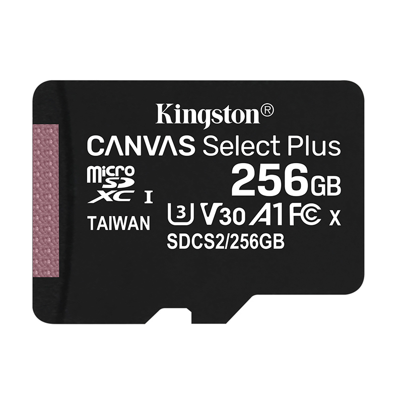 金士顿内存256gtf卡 100MB/s switch游戏卡 监控摄像头平板手机通用内存卡 高速class10 micro sd卡